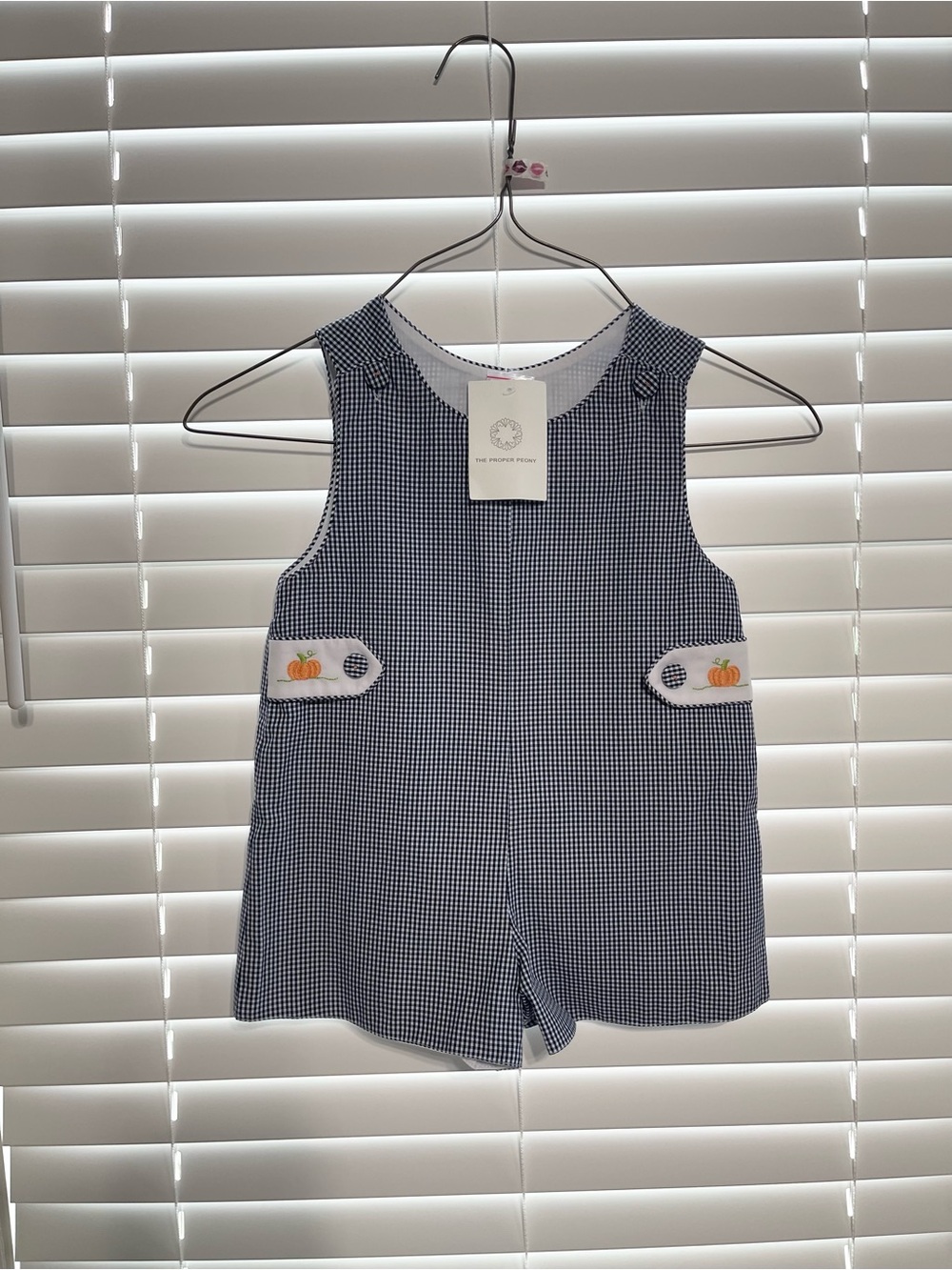 $90 NWT The Proper Peony Paxton Pumpkin Jon Jon 2T